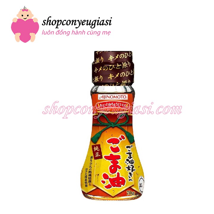 Dầu Mè Ajinomoto 70g Cho Bé - date 4/2021 (nội địa nhật)