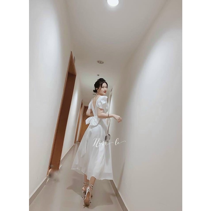 ĐẦM XOÈ NỮ TRẮNG TIỂU THƯ CÔNG CHÚA CỰC XINH , TÔN DÁNG CHO CHỊ EM TT