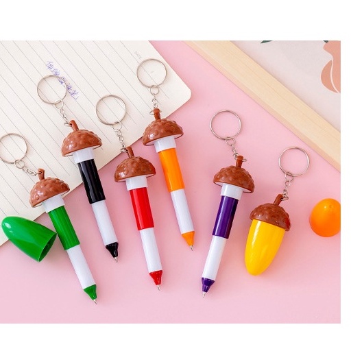 Bút bi hình quả thông kèm móc treo SR025