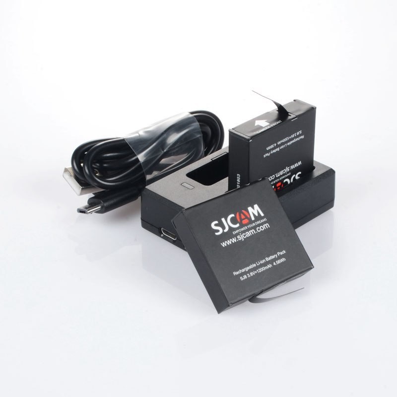 Dock sạc đôi cho camera hành trình sjcam sj8 Pro, sj8 plus, sj8 air, HOT