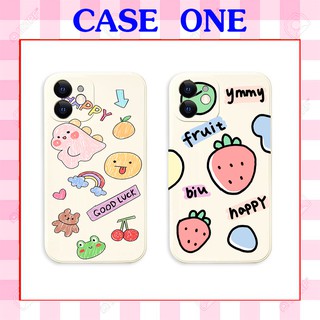 Ốp lưng iphone hình hoa quả dễ thương cạnh vuông giả ip12 5/5s/6/6plus/6s/7/7plus/8/8plus/x/xr/xs/11/12/pro/max