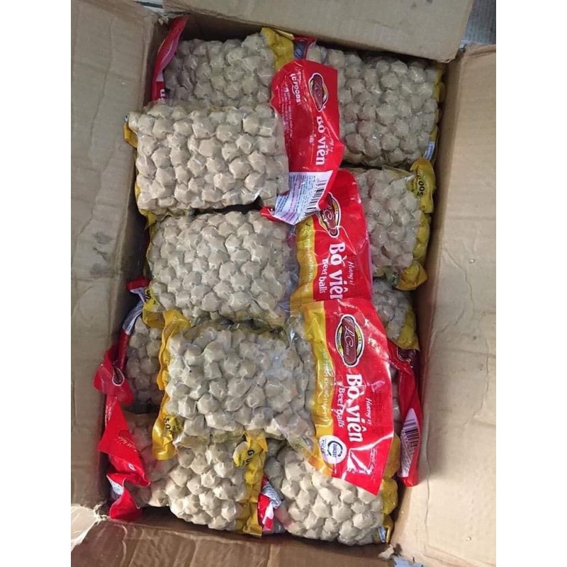 Viên chiên , Viên thả lẩu bò viên 1kg, tôm viên 500g ,hồ lô 500g