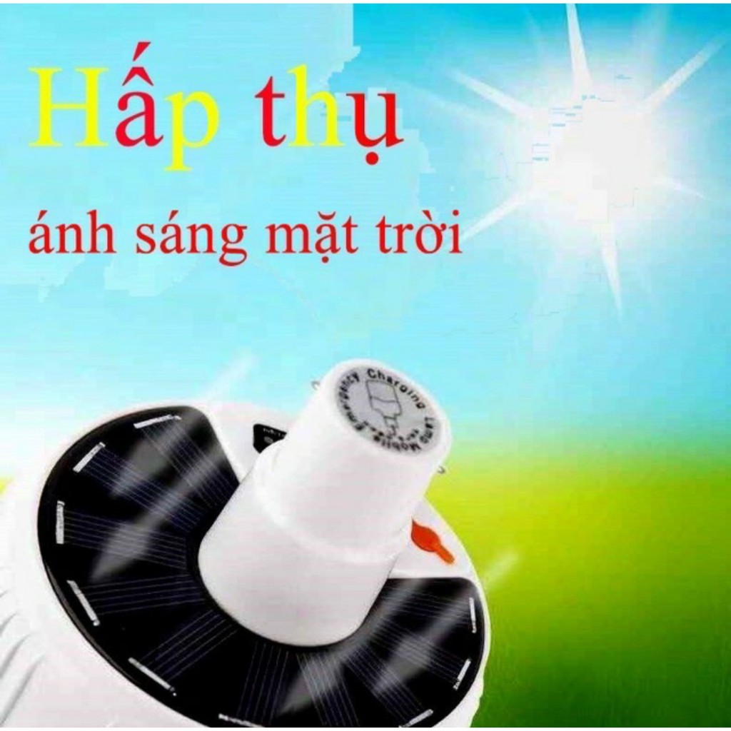 Đèn Tích Điện  LOẠI TO 42 LED , Có  Điều Khiển Từ Xa và Có Tấm Năng Lượng Mặt Trời