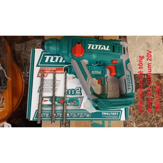 Máy khoan bê tông dùng pin Total TRHLI1601