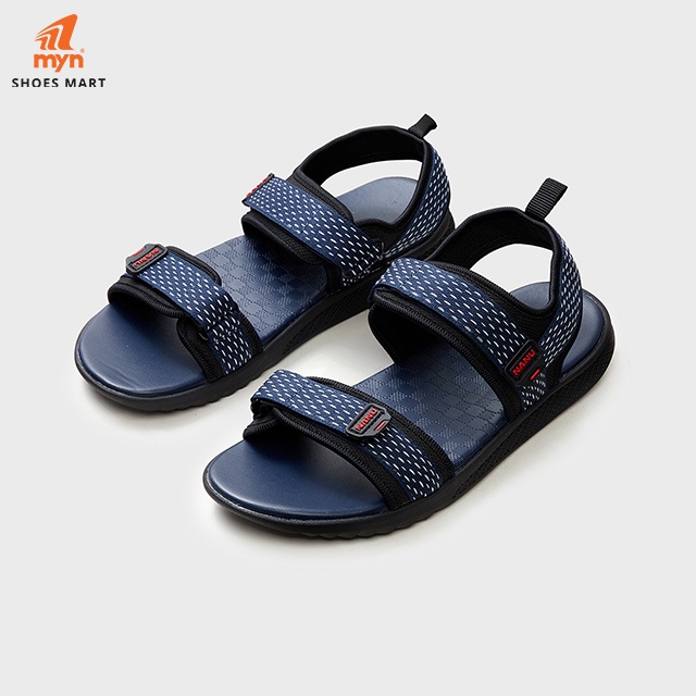 Sandal Nanu F2 Màu Navy Black quai họa tiết