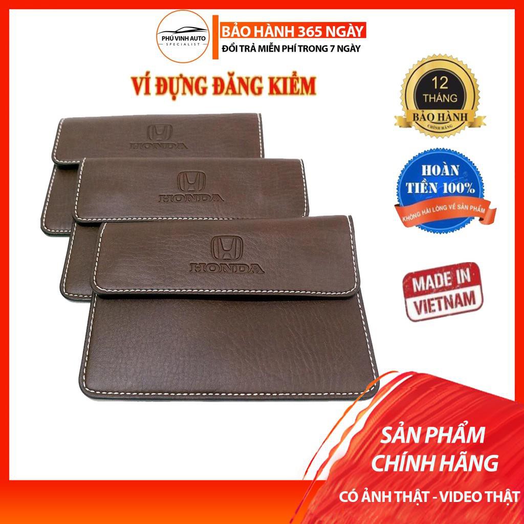 Ví Đựng Đăng Kiểm Ô tô🍀Hàng Cao Cấp🍀 Kiểm,Sang Trọng,Cao Cấp,Chất Da Mềm Mịn (đủ logo các hãng)