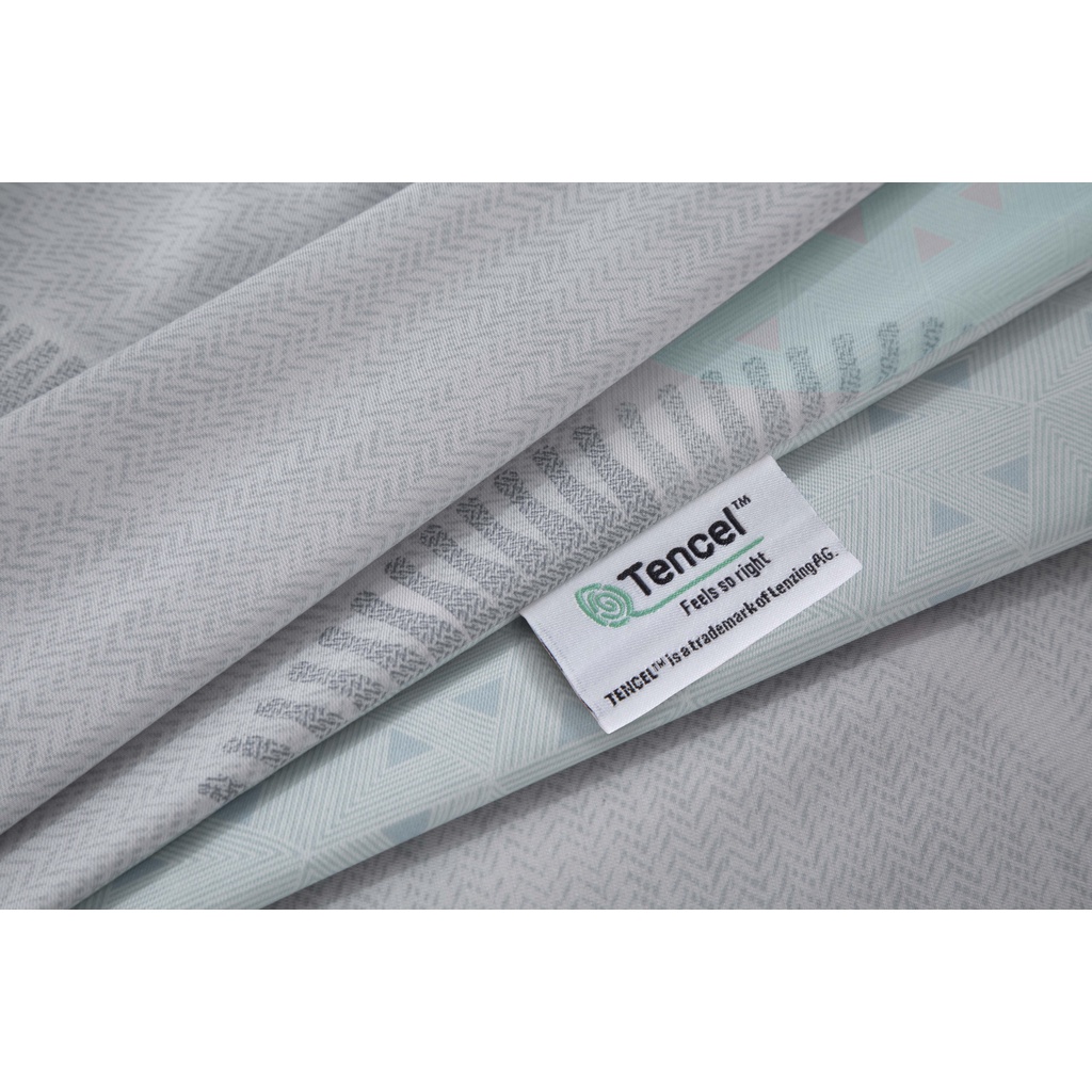 Bộ ga kèm Vỏ chăn Akemi Tencel Touch Serenity Enam, gồm 6 món