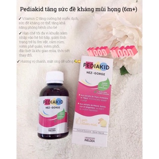 Siro Pediakid Nez Gorge tăng sức đề kháng ,mũi họng 125ml