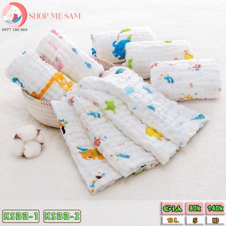 Khăn sữa nhật 6 lớp