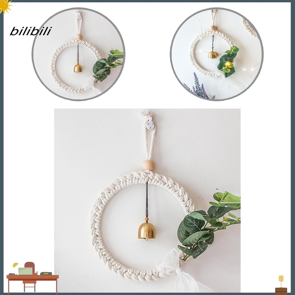 Dreamcatcher hình tròn thiết kế đơn giản dùng trang trí nhà cửa/ tiệc cưới