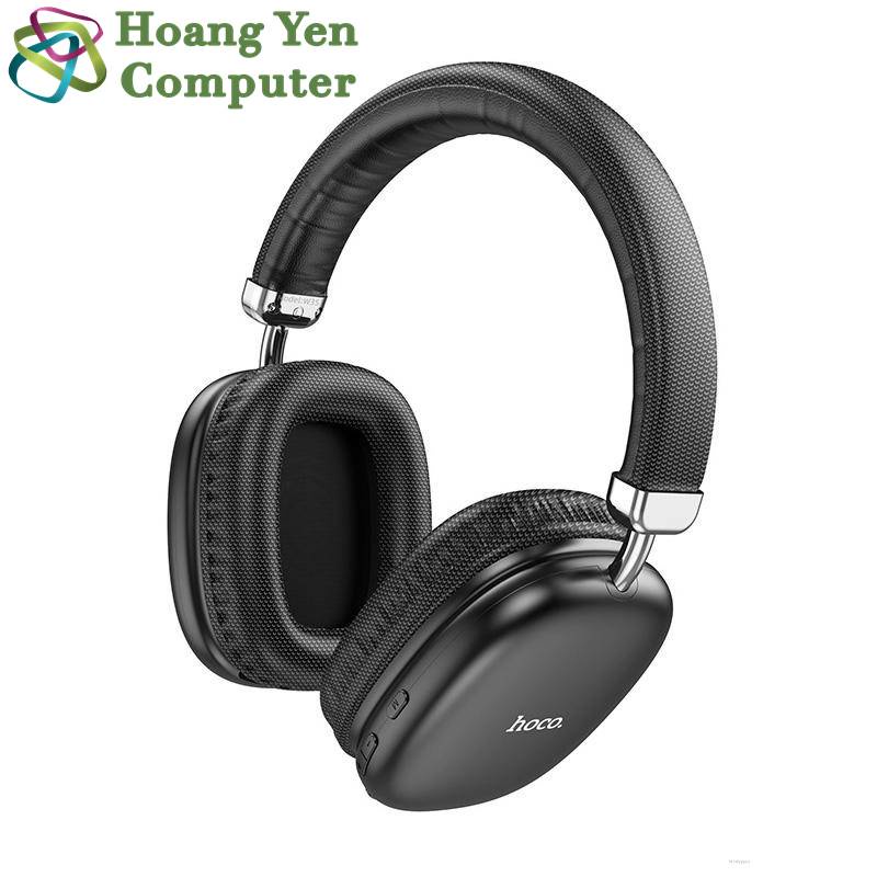 Tai Nghe Chụp Tai Hoco W35 - Pin Siêu Trâu 40h, Bluetooth V5.3, Kiểu Dáng Sang Trọng - BH 1 Năm - Hoangyencomputer