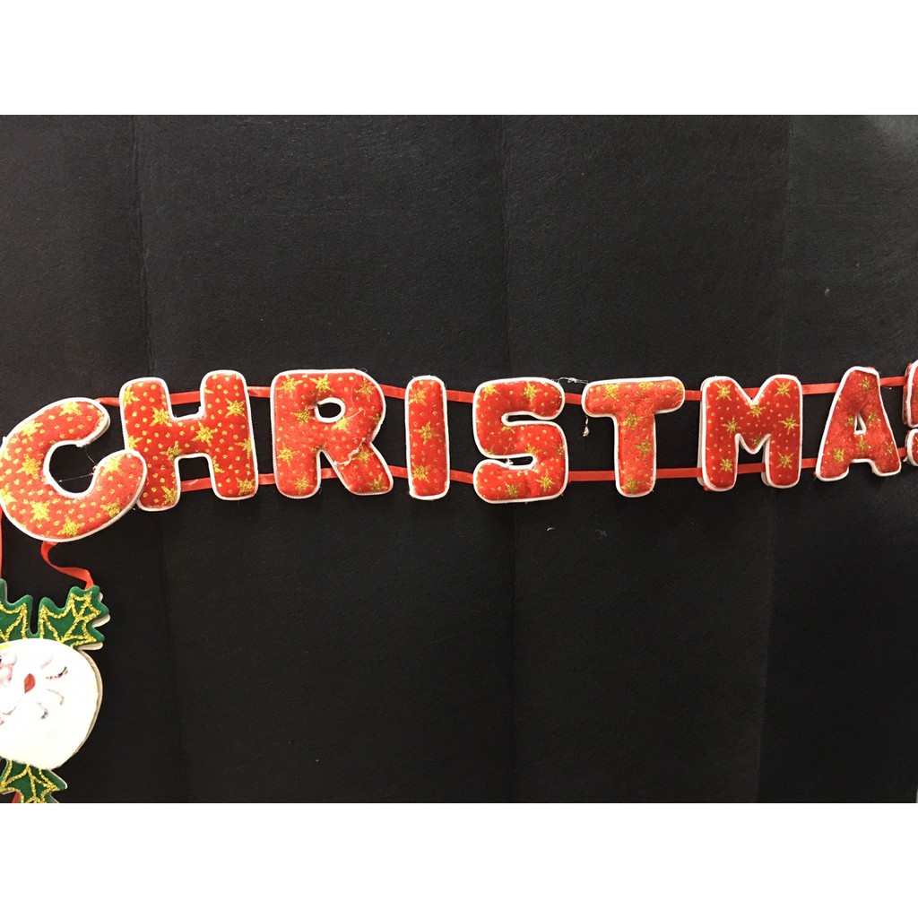 [ HCM ] NOEL - DÂY TREO MERRY CHRISTMAS KHỔ LỚN