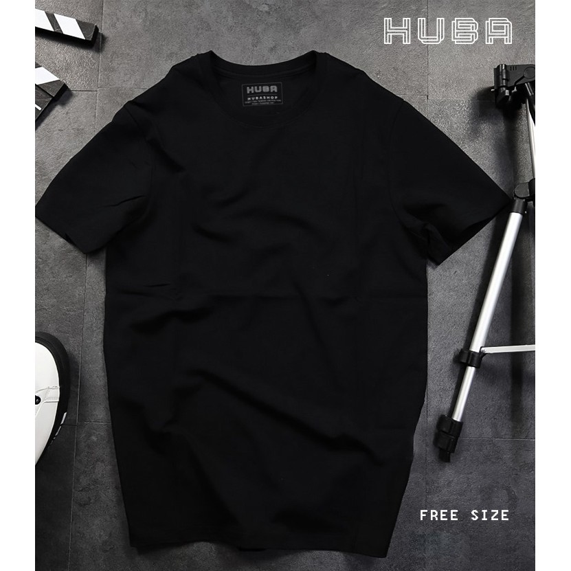 Áo thun trơn đen trắng FREE SIZE UNISEX - GIÁ SỈ