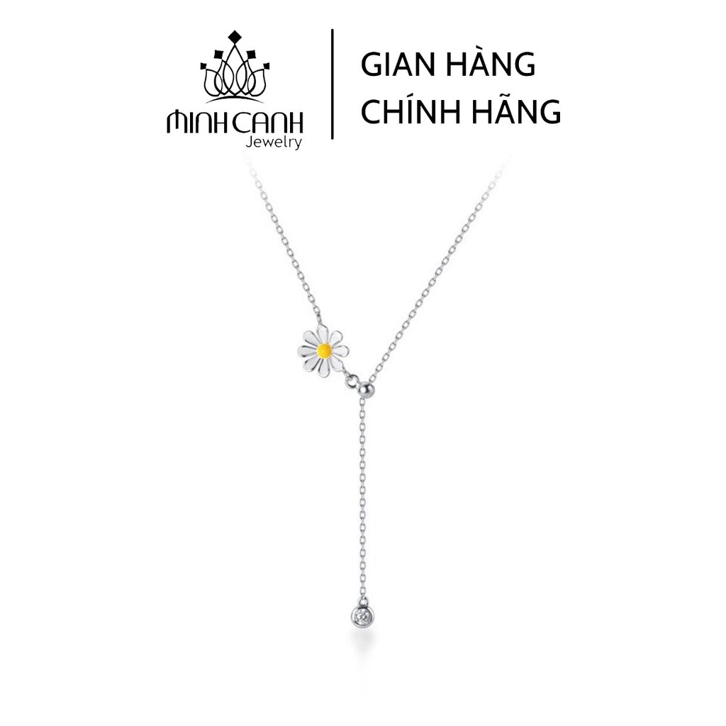 Dây Chuyển Bạc Cúc Họa Mi Dây Rút Dài Ngắn - Minh Canh Jewelry