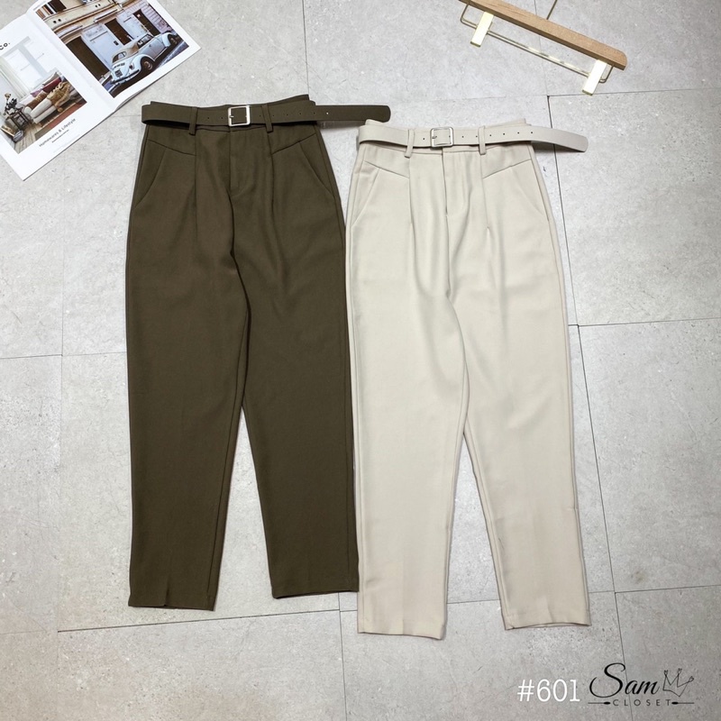 QUẦN TÂY, QUẦN BAGGY KÈM ĐAI PHONG CÁCH HÀN QUỐC MS21617