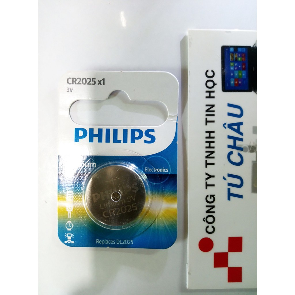 Pin Minicell Philips Lithium CR2025 - 3V: Vĩ 1 Viên