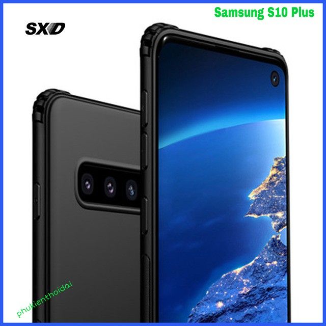 Ốp lưng Samsung Galaxy S10 Plus dẻo TPU chống sốc thế hệ mới bảo vệ 4 góc bảo vệ camera ôm máy