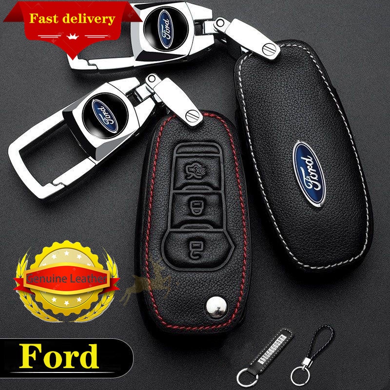 Vỏ Da Đựng Chìa Khóa Xe Hơi Ford Territory Ranger Fiesta Everest