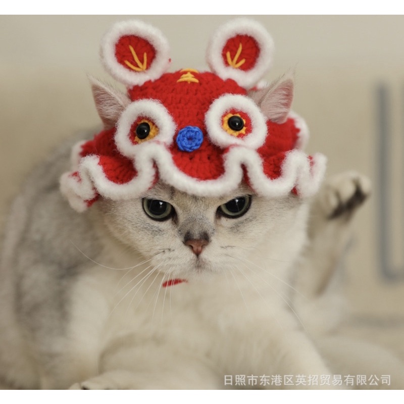 Nón cho thú cưng- nón len- nón hot trend mâu mới cực đáng yêu cho pet