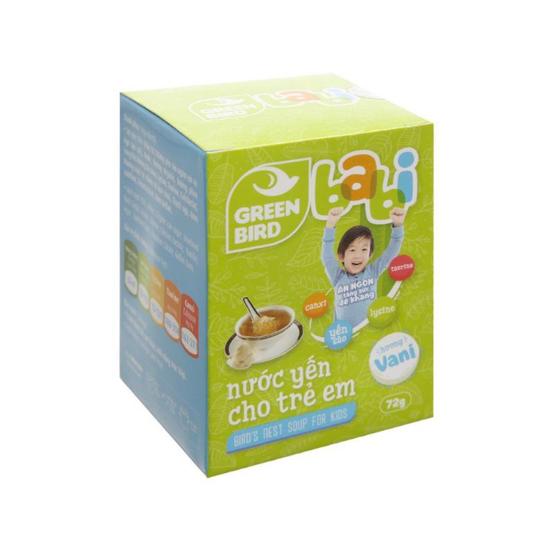 Hủ Đơn 72g Yến Sào Green Babi