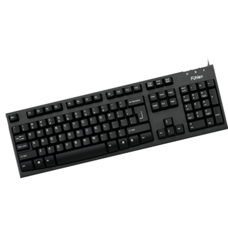 Bàn phím máy tính Coputa Bàn bàn phím văn phòng chơi game bàn phím có dây Fuhlen L411 chính hãng