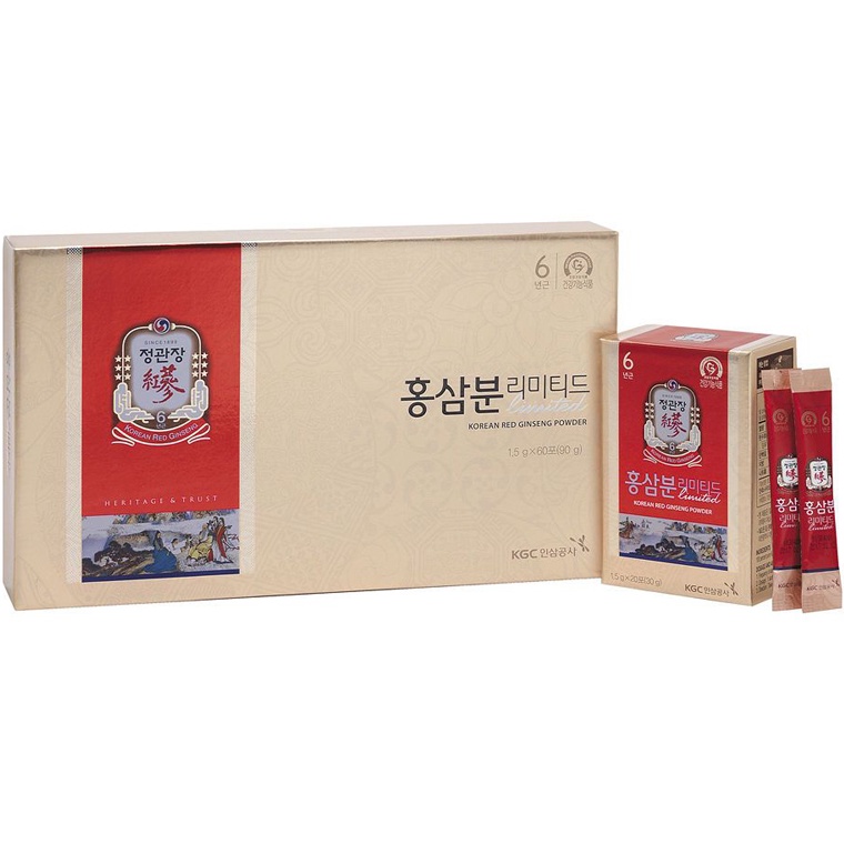 Trà hồng sâm KGC hộp 100 gói sâm Chính phủ Hàn Quốc Cheong Kwan Jang
