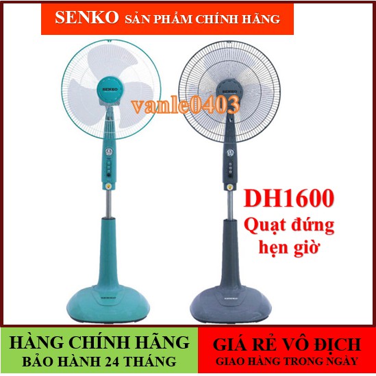 Quạt senkoĐƯỢC CHỌN MÀUGIAO HÀNG TRONG 60 PHÚTQuạt đứng hẹn giờ tắt senko DH1600