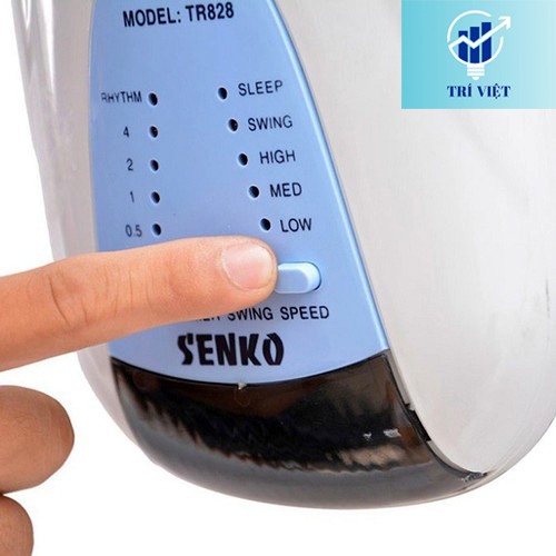 Quạt SENKO Có Remote Tiện Dụng TR1628 47W - Quạt treo tường, điều khiển động cơ lõi đồng - Bảo hành lên đến 2 năm