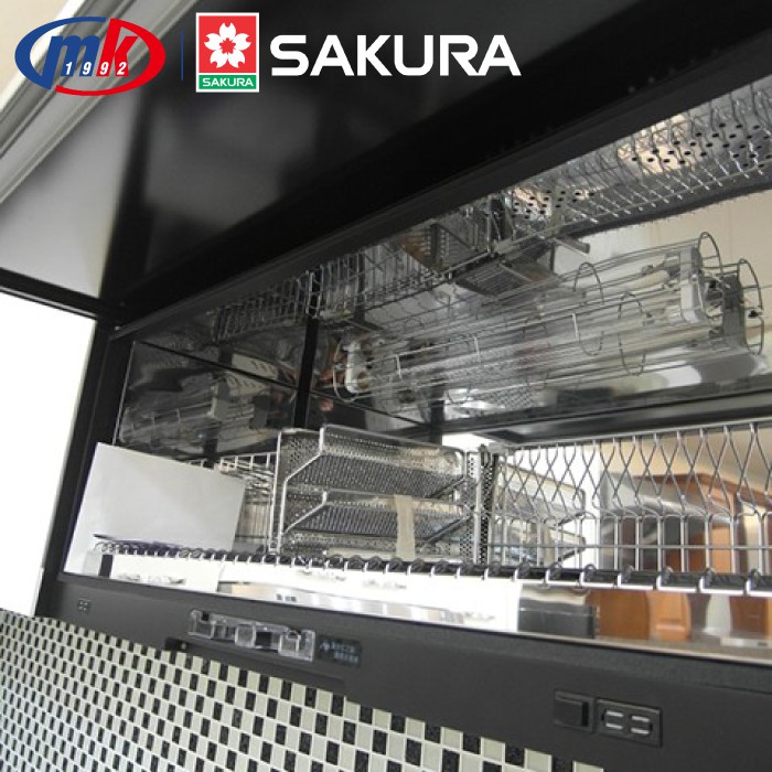 Máy sấy chén bát SAKURA Q-9560 / Q9560XL_ Sấy khô, Khử trùng, Diệt khuẩn ozone Bảo hành chính hãng Mekong