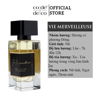 Tinh dầu nước hoa Code Deco Vie Merveilleuse 50ml
