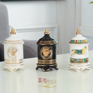 (Có sẵn )Hộp đựng tăm gốm sứ cao cấp