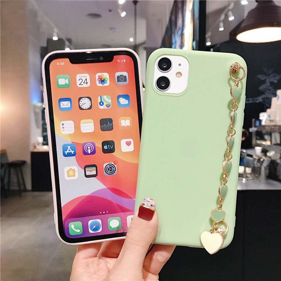 Ốp Điện Thoại Silicon Mềm Có Dây Đeo Tay Cho Samsung Galaxy A14 A04 A13 A23 A53 A73 A33 S22 S23 S21