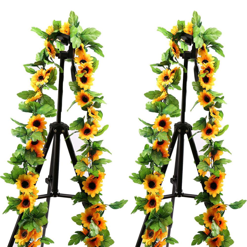 Dây Hoa Hướng Dương Giả 2.5M Trang Trí Tiệc