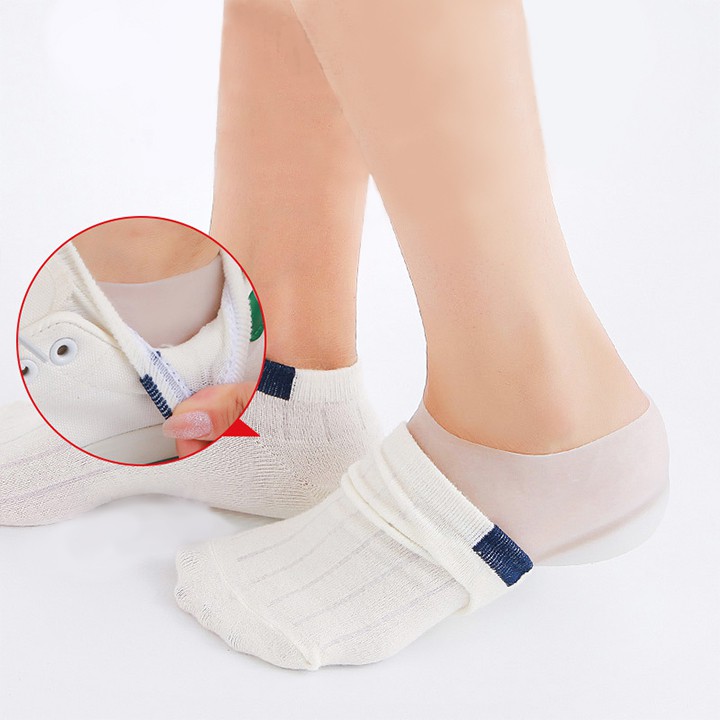 Tất Tăng Chiều Cao Chất Liệu Silicone Y Tế Cặp Vớ Tăng Chiều Cao Nhiều Mức Độn Lựa Chọn 2.5cm 3.5cm và 5cm