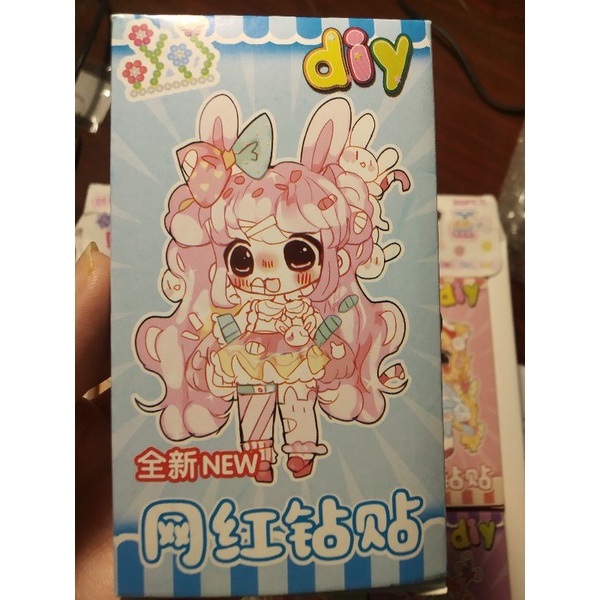 Bộ 30 Hộp Sticker Đính Đá Supper Cute  Đủ Dụng Cụ