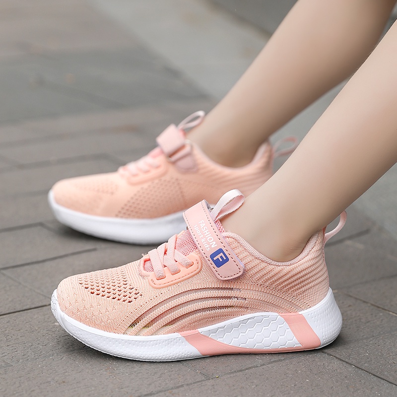 Giày sneaker phối lưới thoáng khí thời trang cho bé