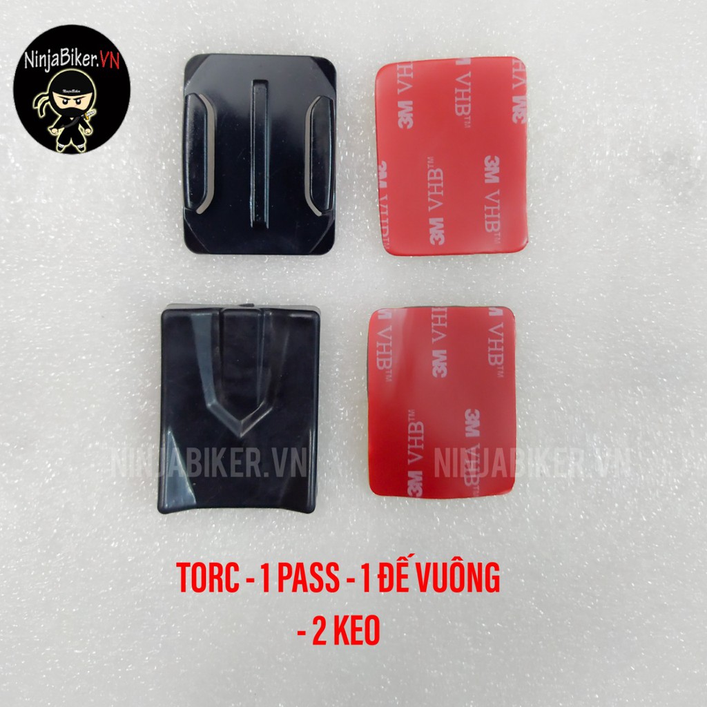 PASS GẮN CẰM CÁC DÒNG CHUYÊN DỤNG( 1 pass+ 1 đế vuông+ 2 keo)