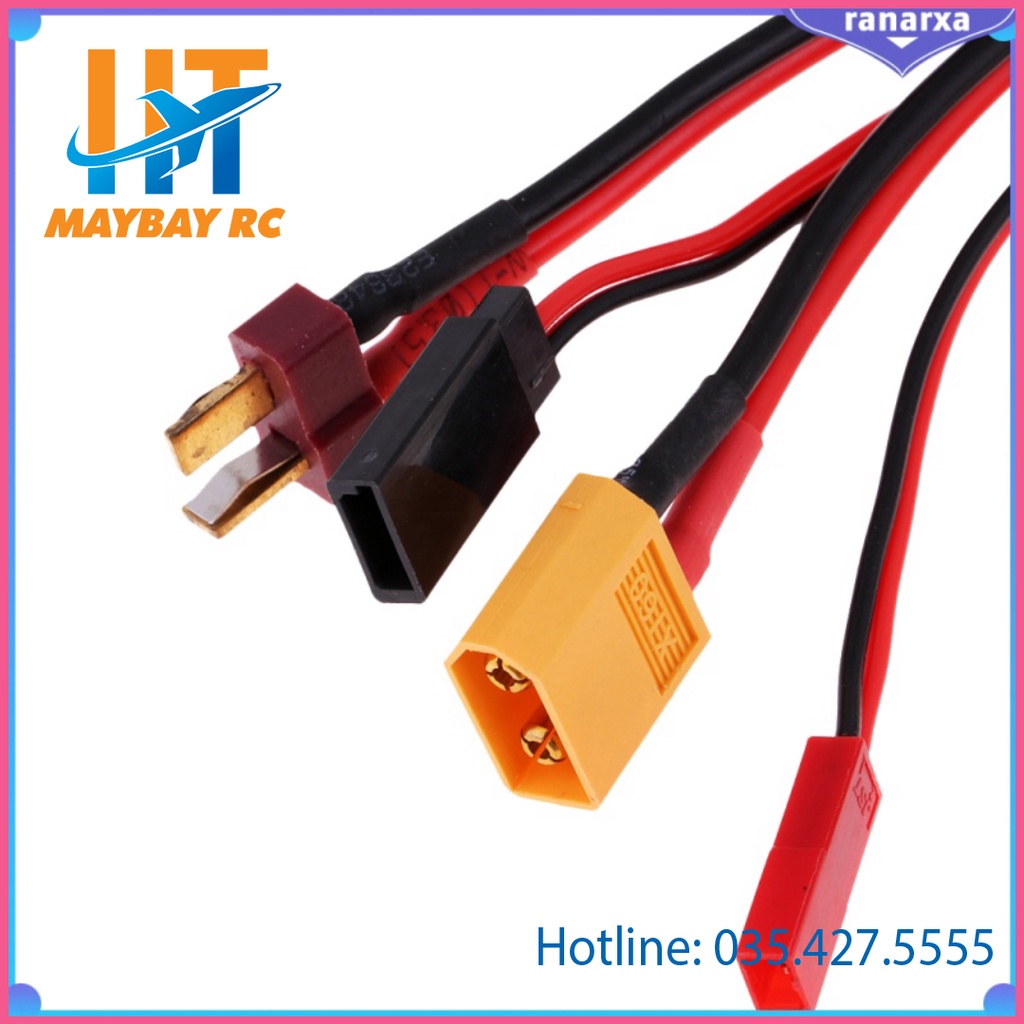 Dây Cáp Sạc Pin Lipo 4mm Xt60