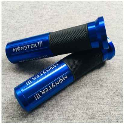 CẶP BAO TAY XE MÁY CAO SU PHỐI NHÔM CNC TINH TẾ SANG TRỌNG MẪU MONSTER CAO CẤP (NHIỀU MÀU)