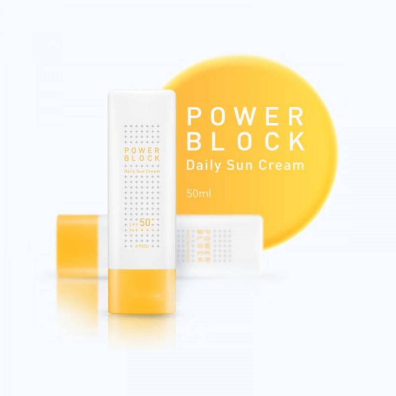 Kem chống nắng A’pieu- Power Block SPF50+ PA++++