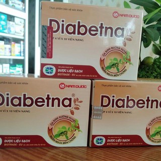 [CHÍNH HÃNG] Diabetna (Hộp/40v)_Giúp ổn định đường huyết