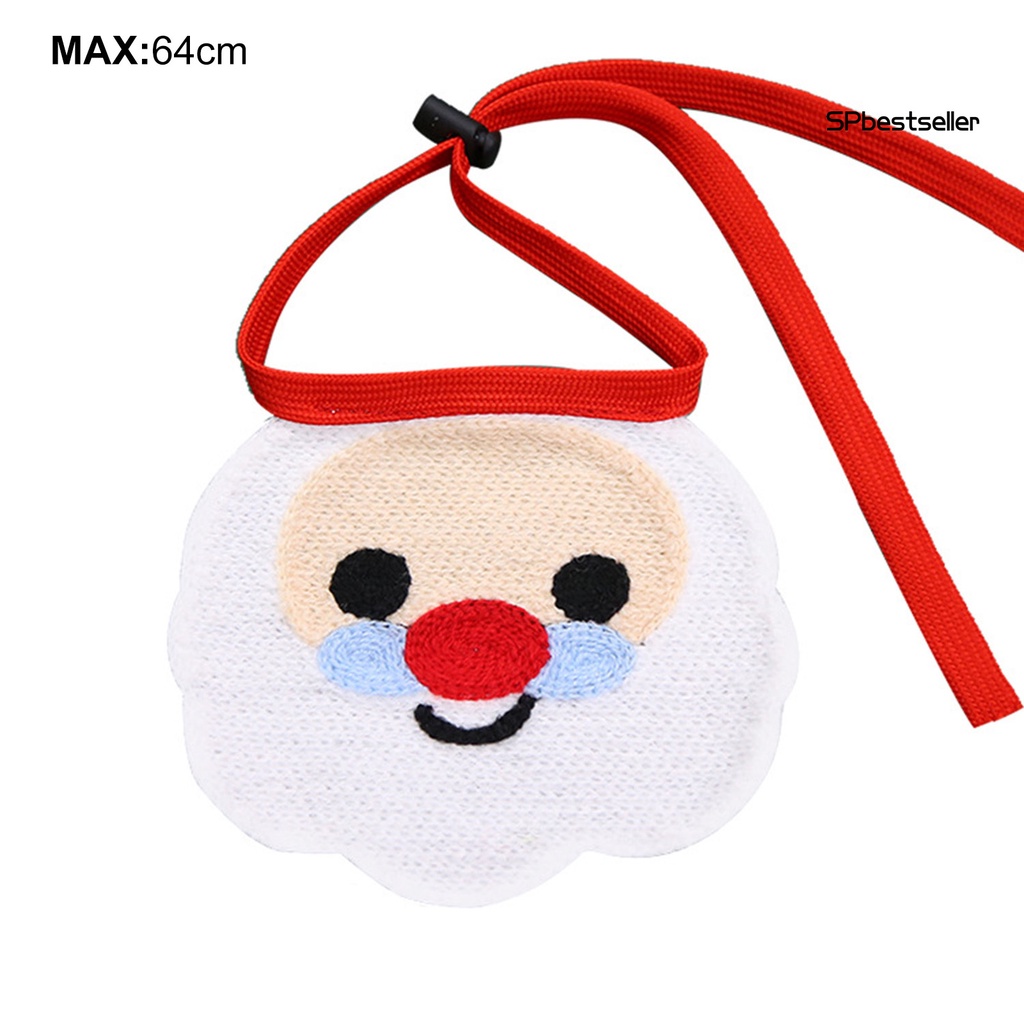 Yếm Đeo Cổ Dệt Kim Thoải Mái Thiết Kế Hoạt Hình Giáng Sinh Cho Thú Cưng