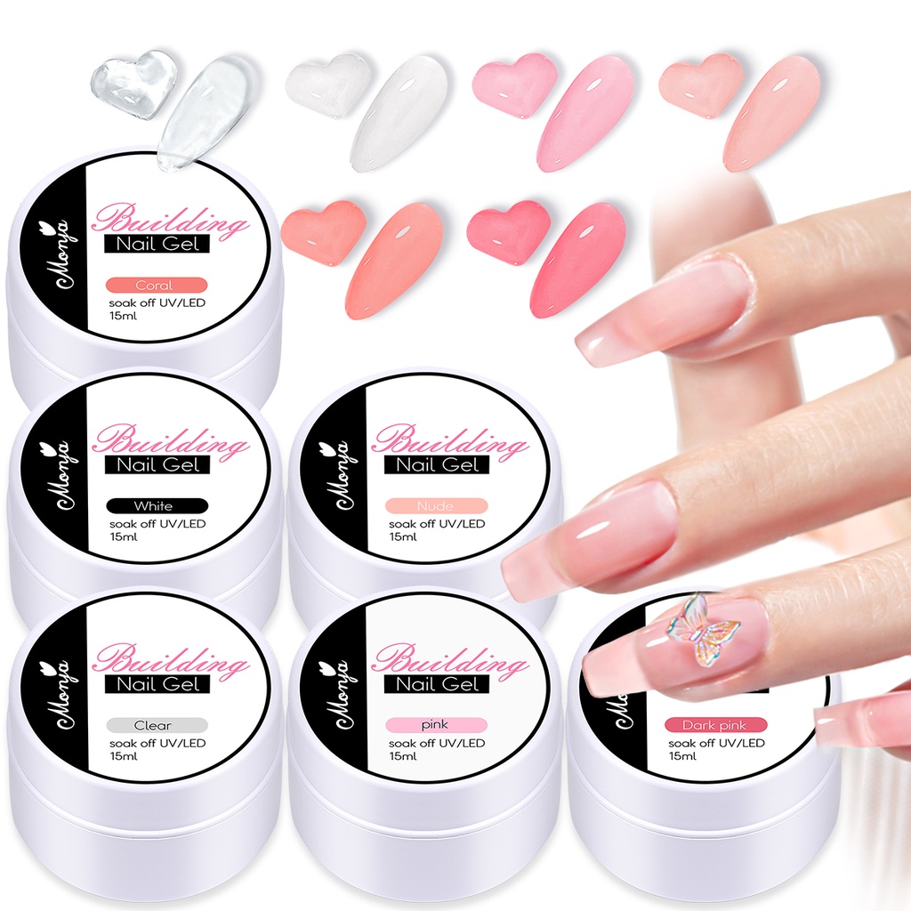 Dụng Cụ Đèn Led UV 15ML Không Dính Nhanh Khô Dùng Để Thiết Kế Móng Tay 3D DIY