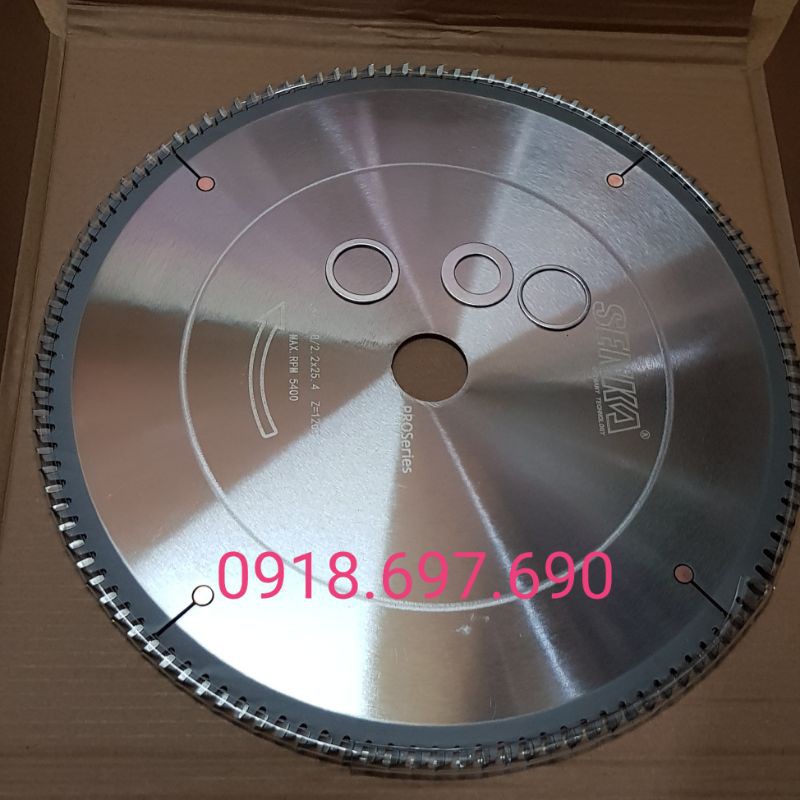 Lưỡi cắt nhôm / hợp kim 25cm 120 răng Senka cao cấp