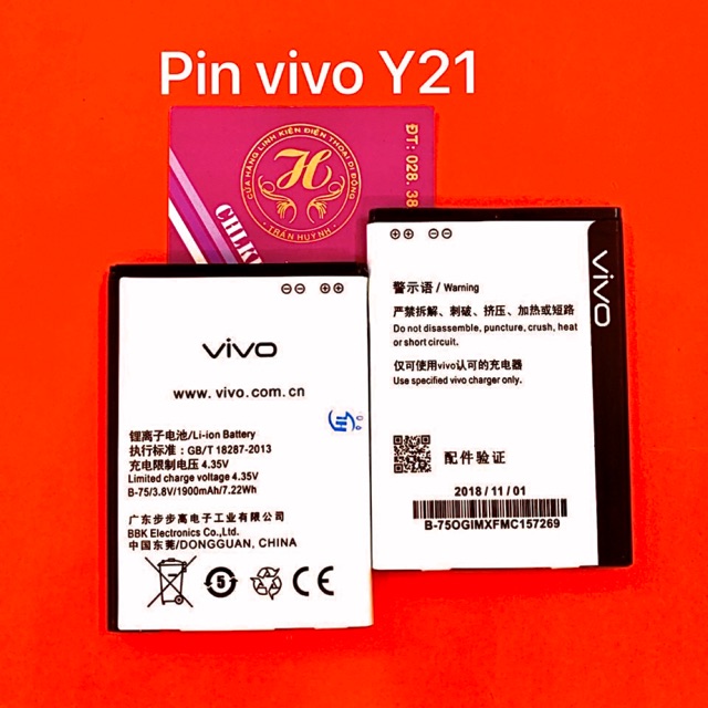 Pin vivo Y21