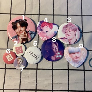 pin cài áo BTS
