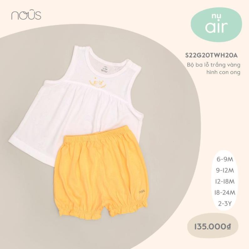 Bộ Quần Áo Ba Lỗ Cao cấp Nous Màu Tím Trắng Kẻ - Chất Liệu Nu Petit( 6M-3Y)