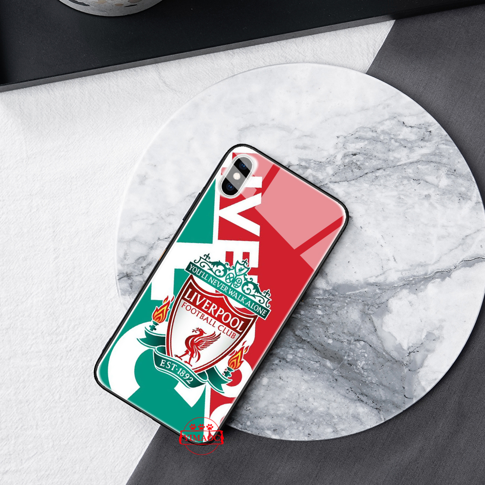 Ốp điện thoại in hình Logo Liverpool cho iPhone XS Max XR X 11 Pro 7 8 6 6S Plus