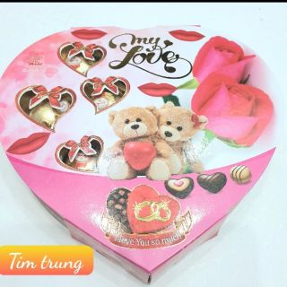Hộp socola valentine size trung 11 viên ( bao bì ngẫu nhiên)