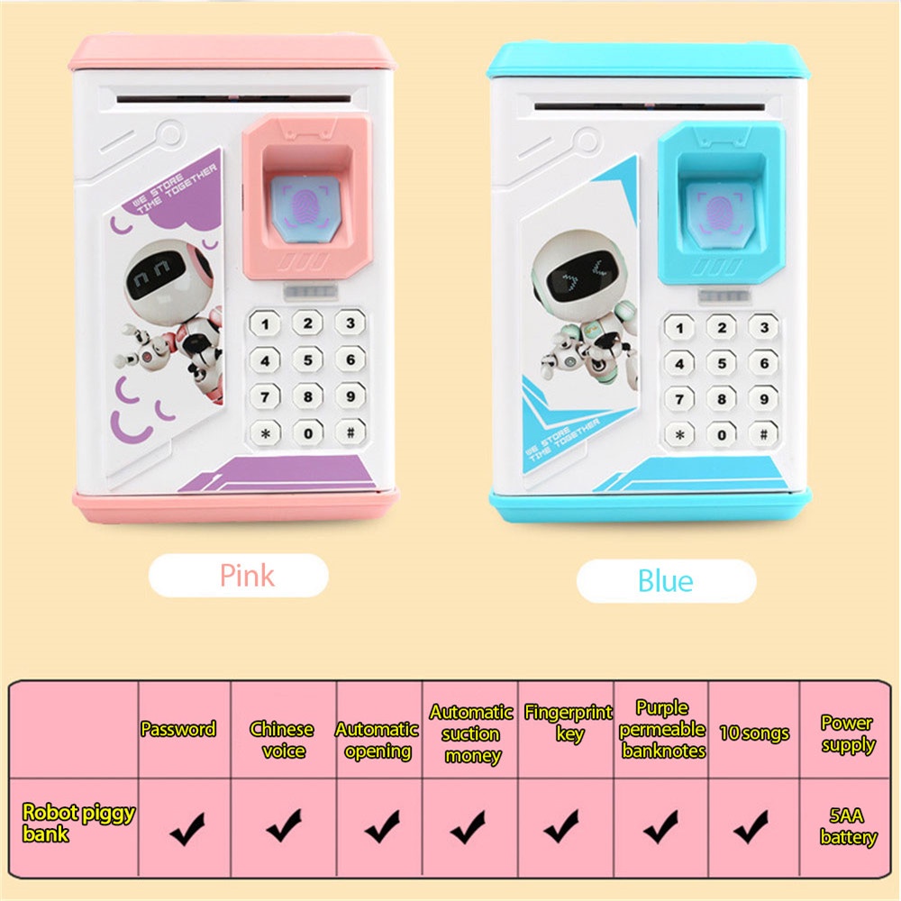 Ống Heo Tiết Kiệm Hình Nhân Vật Hoạt Hình ATM